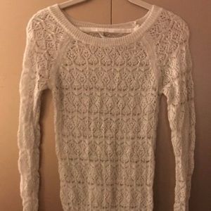 Aeropostale Silver White Sweater